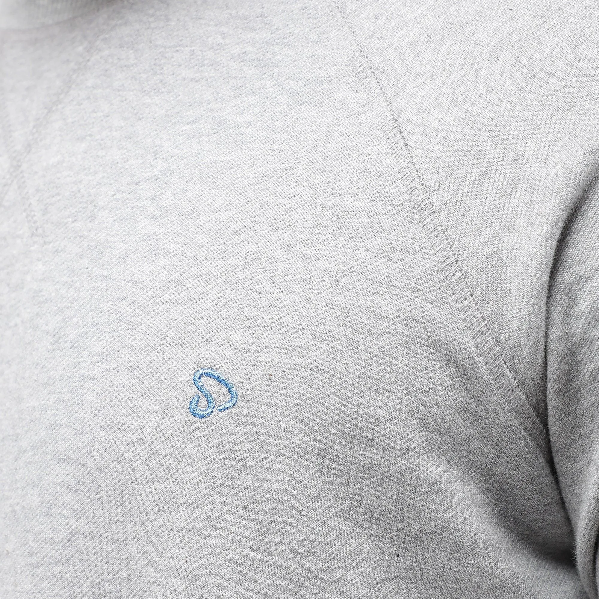 Sporto Men's Solid Sweatshirts - Grey Melange
