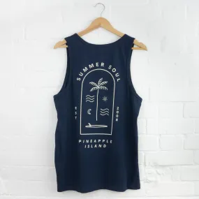 Summer Soul Tank Top - Navy