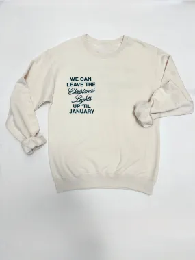 Swiftie Christmas Lights Sweatshirt