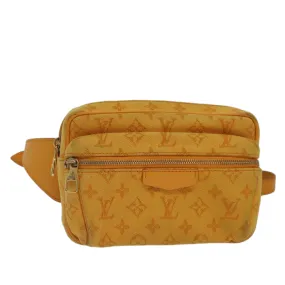 Trendy Inspired Louis Vuitton Monogram Denim Bum Bagoutdoor Waist Bag Yellow M44623 Auth 88743
