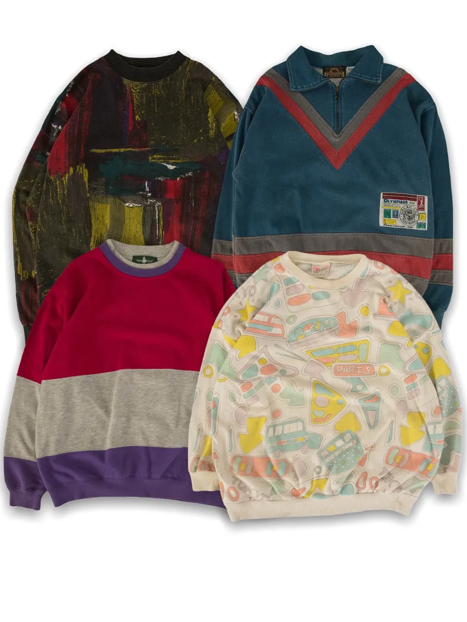 Vintage 80’s/90’s Crazy Sweatshirts (20 pcs)