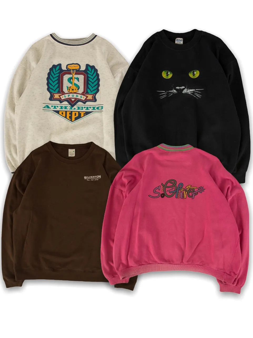 Vintage Printed Sweatshirts Bundle (20 pcs)