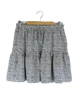 Yours Truly Black And White Patterned Skirt 12