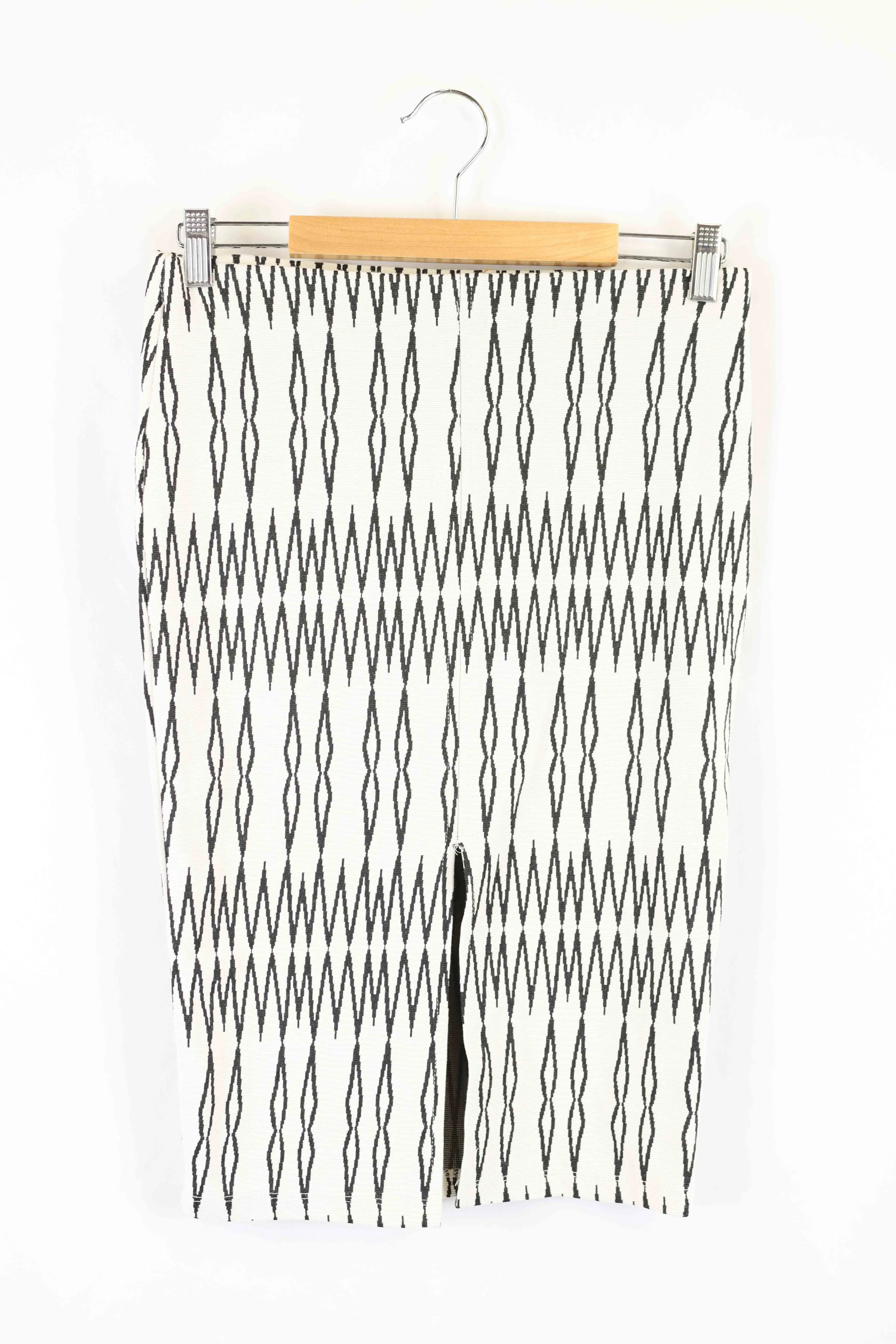 Zara Black And White Skirt S