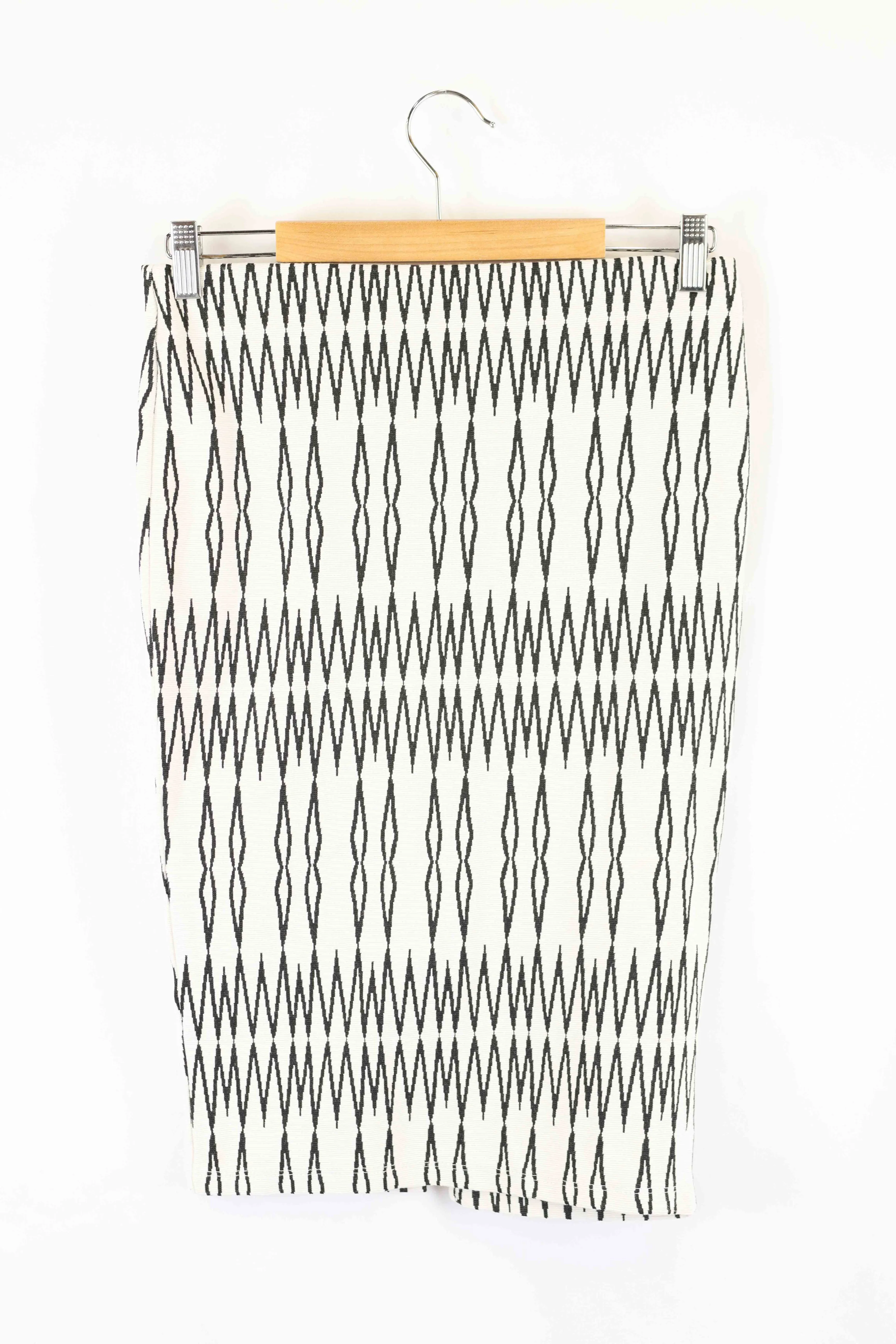 Zara Black And White Skirt S