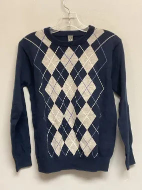 Zara Size 7 Navy Argyle Cotton Boys Sweaters & Vests