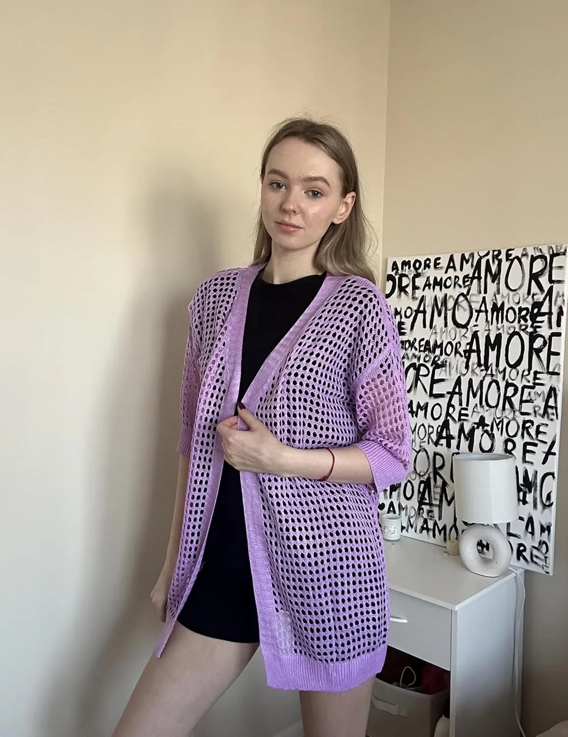 Zeagoo Women's 2025 Summer Crochet Lightweight Cardigan